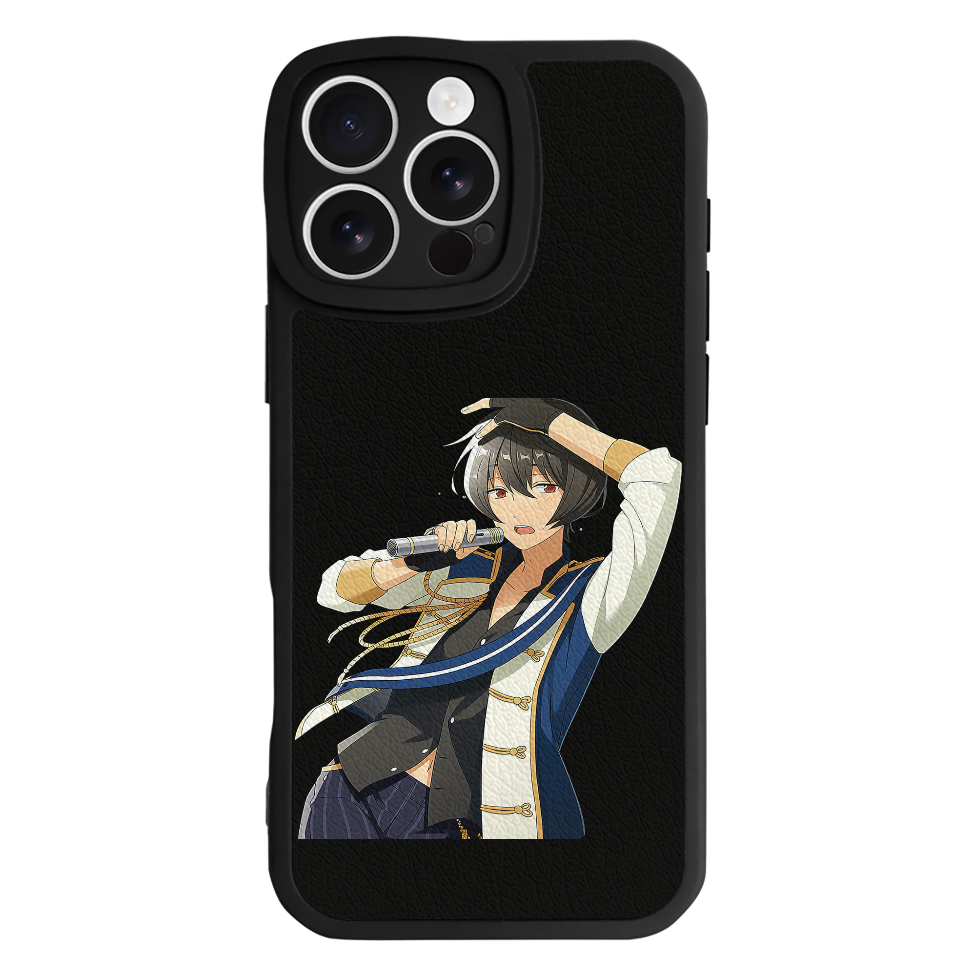 （画像用） あんさんぶるスターズ! Ensemble Stars 【iPhone 16シリーズ対応】シリコンスマホケース（レザー調） 材質：シリコン